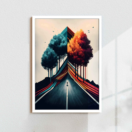 Quadro Floresta de Cores II